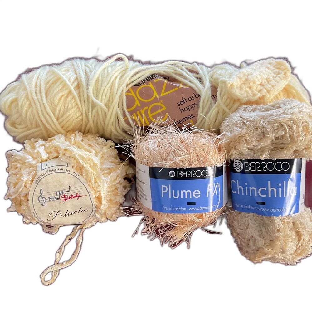 4 New Skeins of assorted yarn